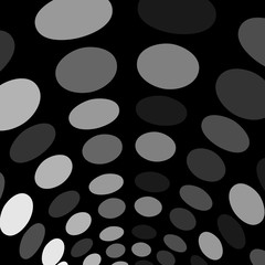 Black and gray circles abstract background