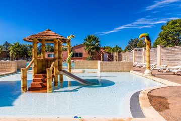 Swimming Pool For Children With Playground-France