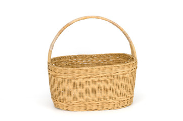 Fototapeta na wymiar Vintage weave wicker basket