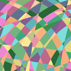 Colorful background mosaic origami design