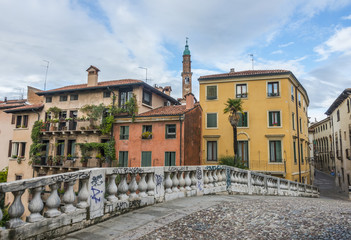 Italian town of Vicenza in the Northern Veneto region