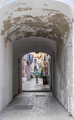 Calle, rúa, Portugal, Setúbal, Europa
