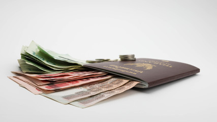 passport and money 