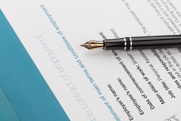 Abschluss eines Arbeitsvertrages