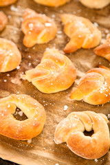 Homemade pretzels
