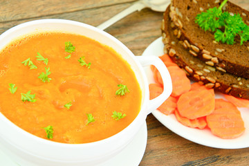 Carrot Cream Soup Diet Food