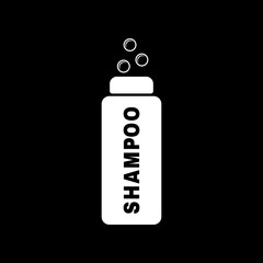 The shampoo icon. Washing symbol. Flat