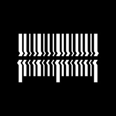 Scan the bar code icon. Barcode scanning symbol. Flat