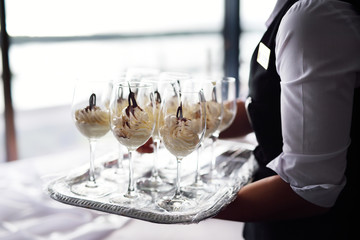 Traditional italian cream cheese dessert