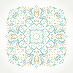 Vector vintage pattern in Victorian style.