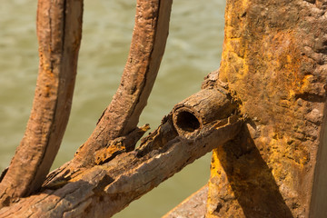 Rusty fence