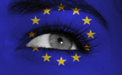 eye with flag © BVpix