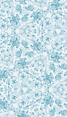 Abstract seamless tradition wedding pattern