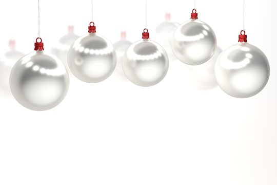 set of brilliant Christmas balls