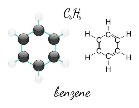 C6H6 Benzene Molecule