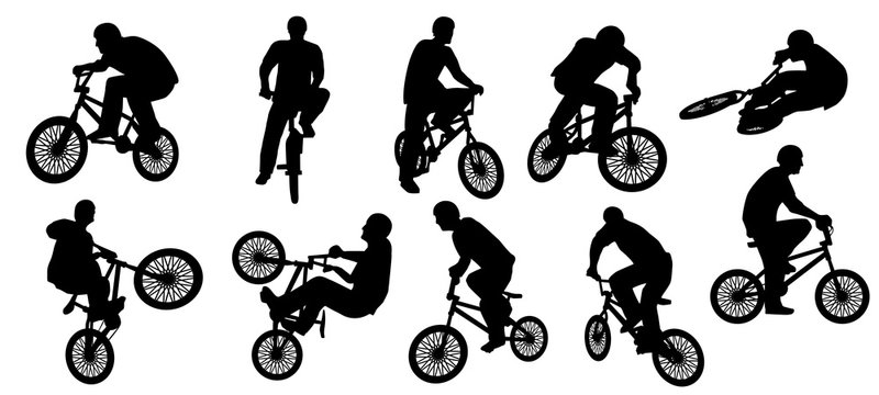 BMX Silhouette - bicycle silhouette