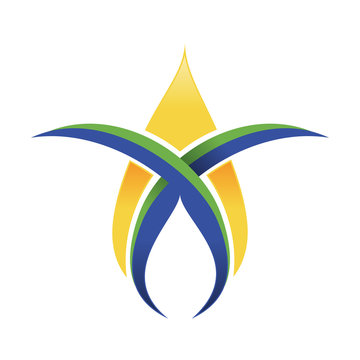 Nature Oil Gas Corporate Logo Template