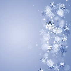 Holiday Christmas Snow Card