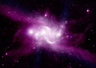 galaxy in a free space