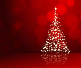 christmas background red