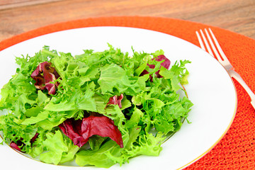 Salad Mix Batavian, Frise, Radicchio, Chicory