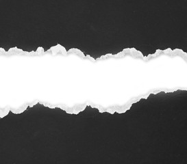 Ripped paper, space for copy