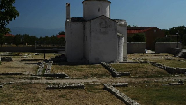 Church of the Holy Cross is a Croatian Pre-Romanesque Catholic church originating from the 9th century in Nin, Croatia.