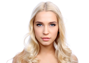 Face of beautiful young woman