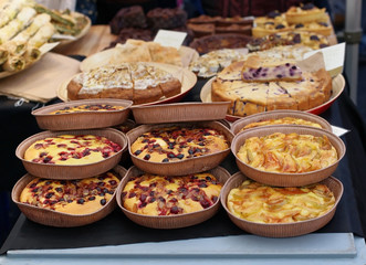 Apple and cherry pies