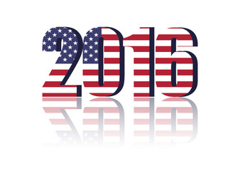 2016 with Stars And Stripes