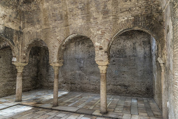 Arab baths in Granada, Spain