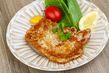 Pork schnitzel