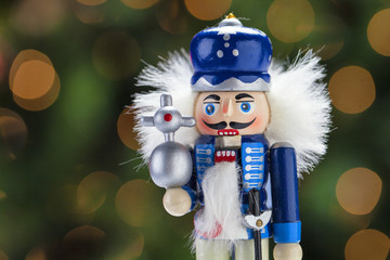beautiful and colorful holiday nutcracker ornament decoration