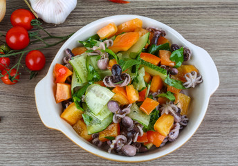 Octopus salad