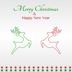 Rentiere - Vektor Grafik