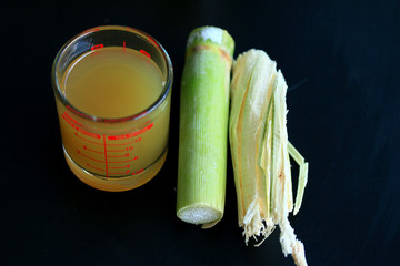 sugar cane with molasses