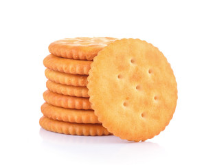  biscuits isolated on white background