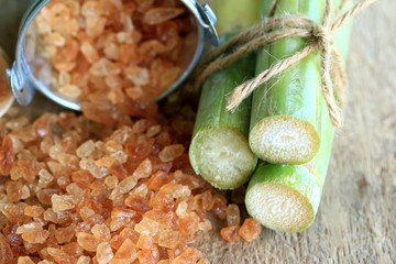 Organic cane sugar brown