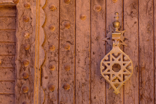 Traditional door in Morocco