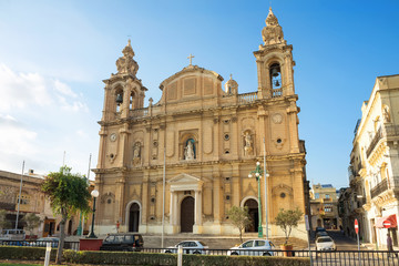 Fototapeta na wymiar Church of St. Joseph's in Msida. Valletta. Malta