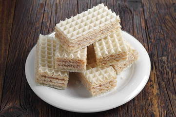 Wafers in plate