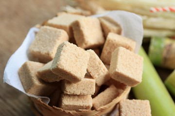 Organic cane sugar cubes