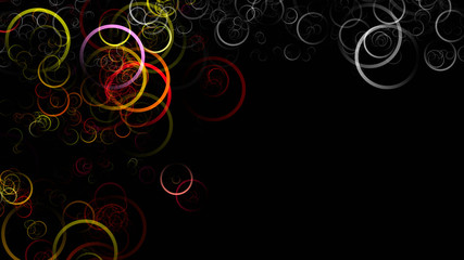 abstract elegant circle background design illustration with space for your text