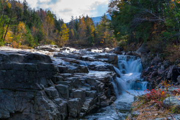 Waterfall and Rocky Gorge