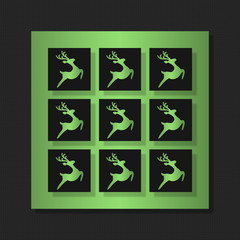 Rentiere - Vektor Grafik