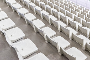 Obraz premium rows of seats on the tribune