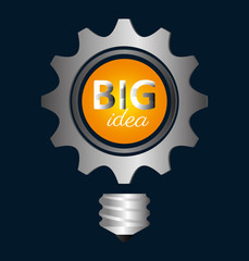 Big ideas graphic design with icons