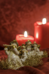 Engel, Engelslocken und Kerzen 15