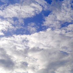 Obraz premium blue sky and beautiful clouds