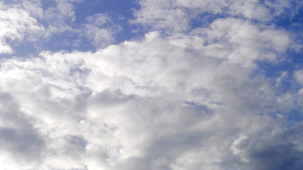 blue sky and beautiful clouds